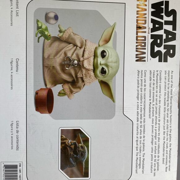 Disney Star Wars The Child Baby Yoda Grogu Mandalorian Toy Set Brand New In Box - Picture 4 of 4